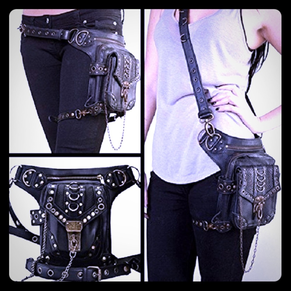 Vintage gothic steampunk bag